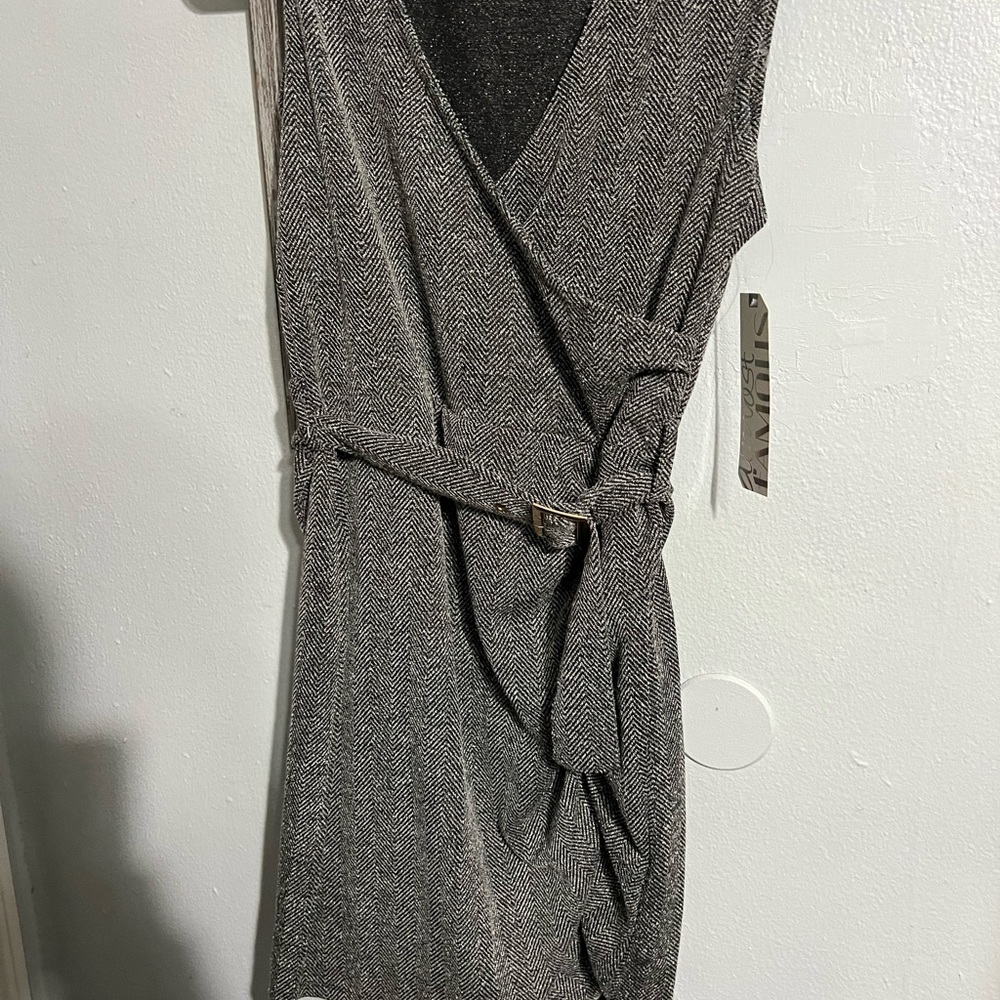 Grey Tweed Dress - Picture 3 of 4